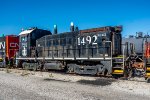 BUGX 1492, ex IC ICG 1492 EMD SW14, ex IC 9451 SW9 at BRC Clearing Yard